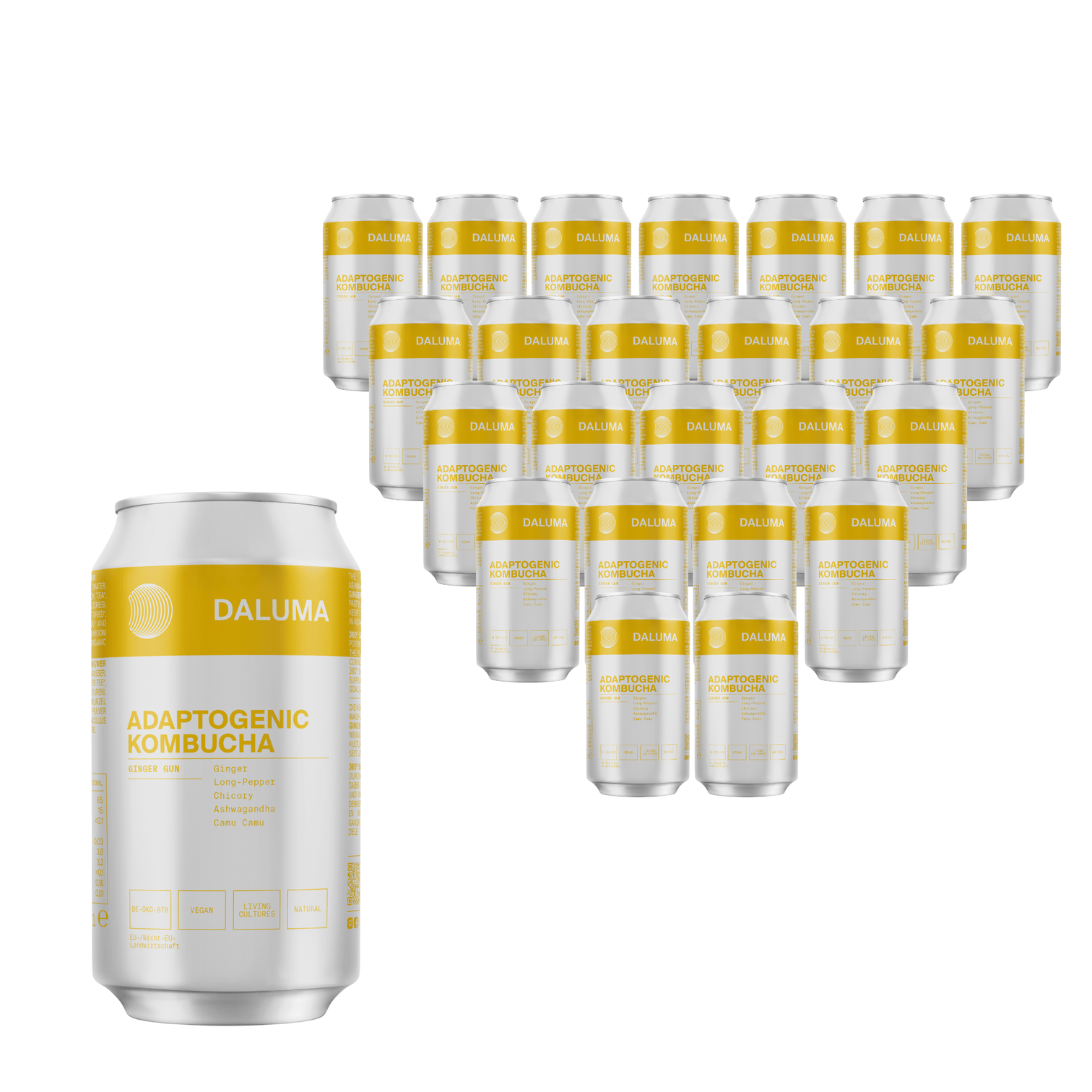 GINER GUN KOMBUCHA - 24 PACK - DALUMA - D - 413 - Colli